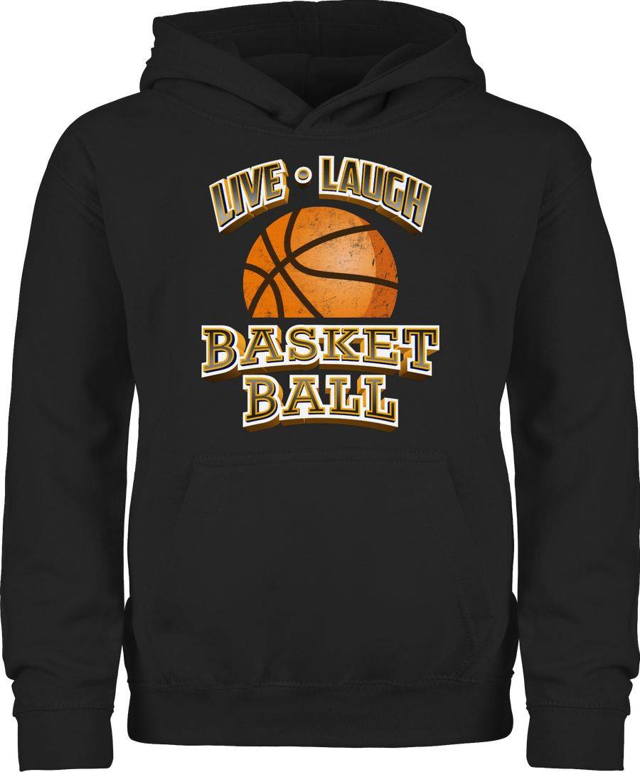 Shirtracer Live Laugh Basketball Vintage: Tshirt Turnbeutel Shirtracer