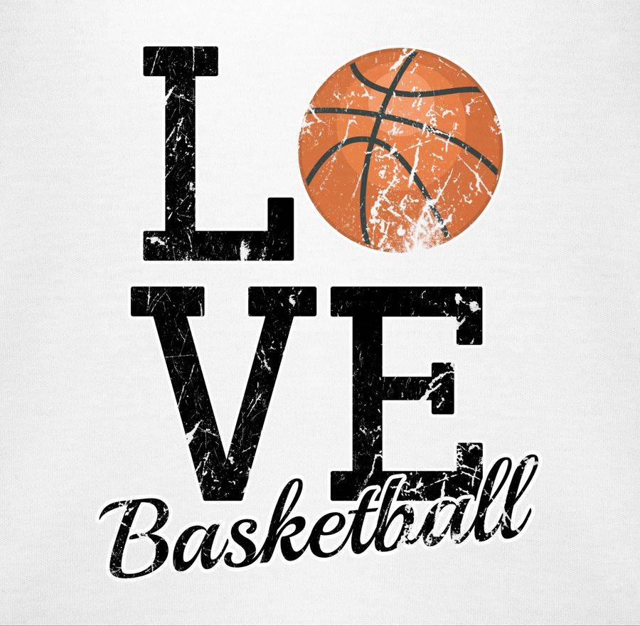 Shirtracer Love Basketball: T-Shirt Turnbeutel Shirtracer