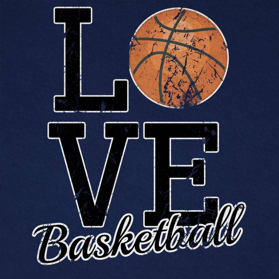 Shirtracer Love Basketball: T-Shirt Turnbeutel Shirtracer