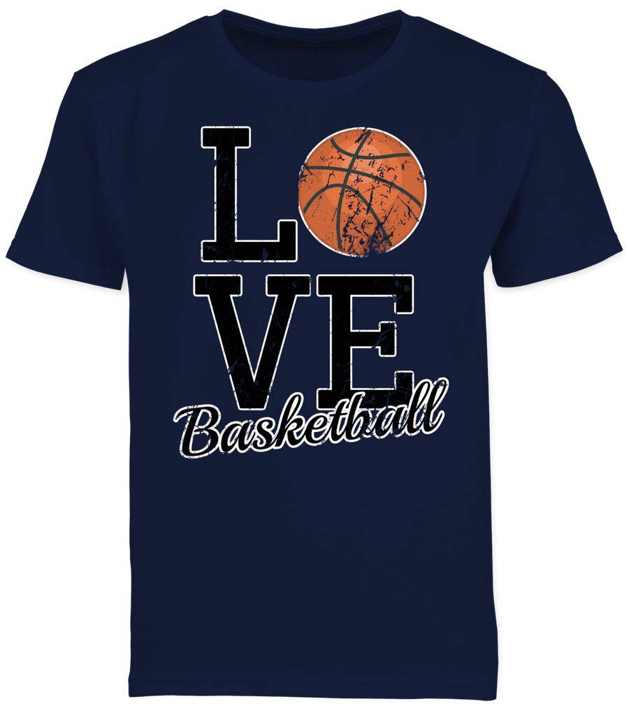 Shirtracer Love Basketball: T-Shirt Turnbeutel Shirtracer