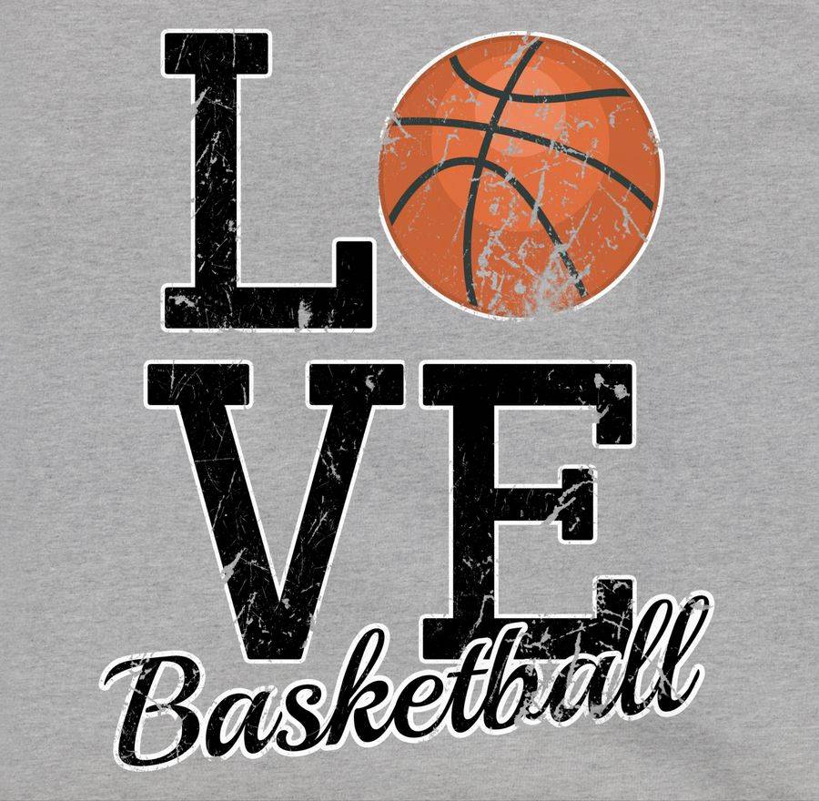 Shirtracer Love Basketball: T-Shirt Turnbeutel Shirtracer