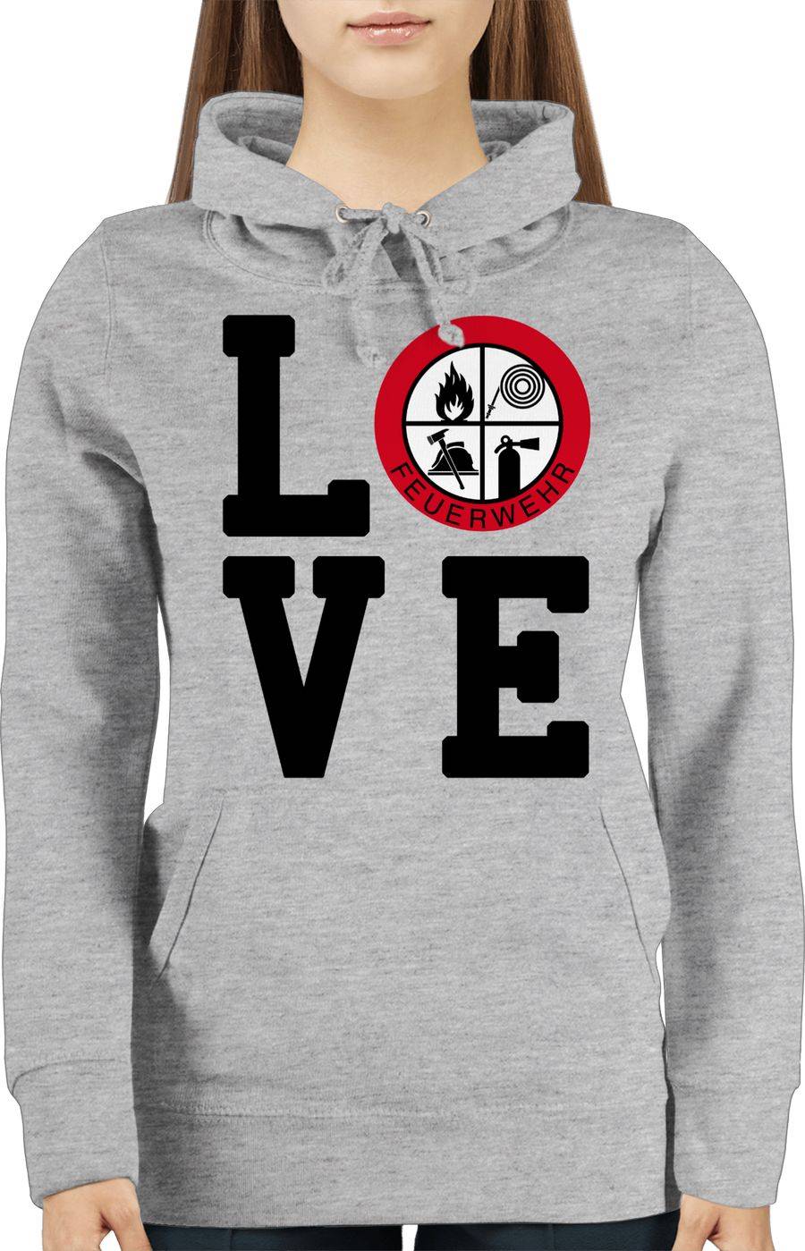 Shirtracer LOVE Feuerwehr: Tshirt Gym Bag Shirtracer