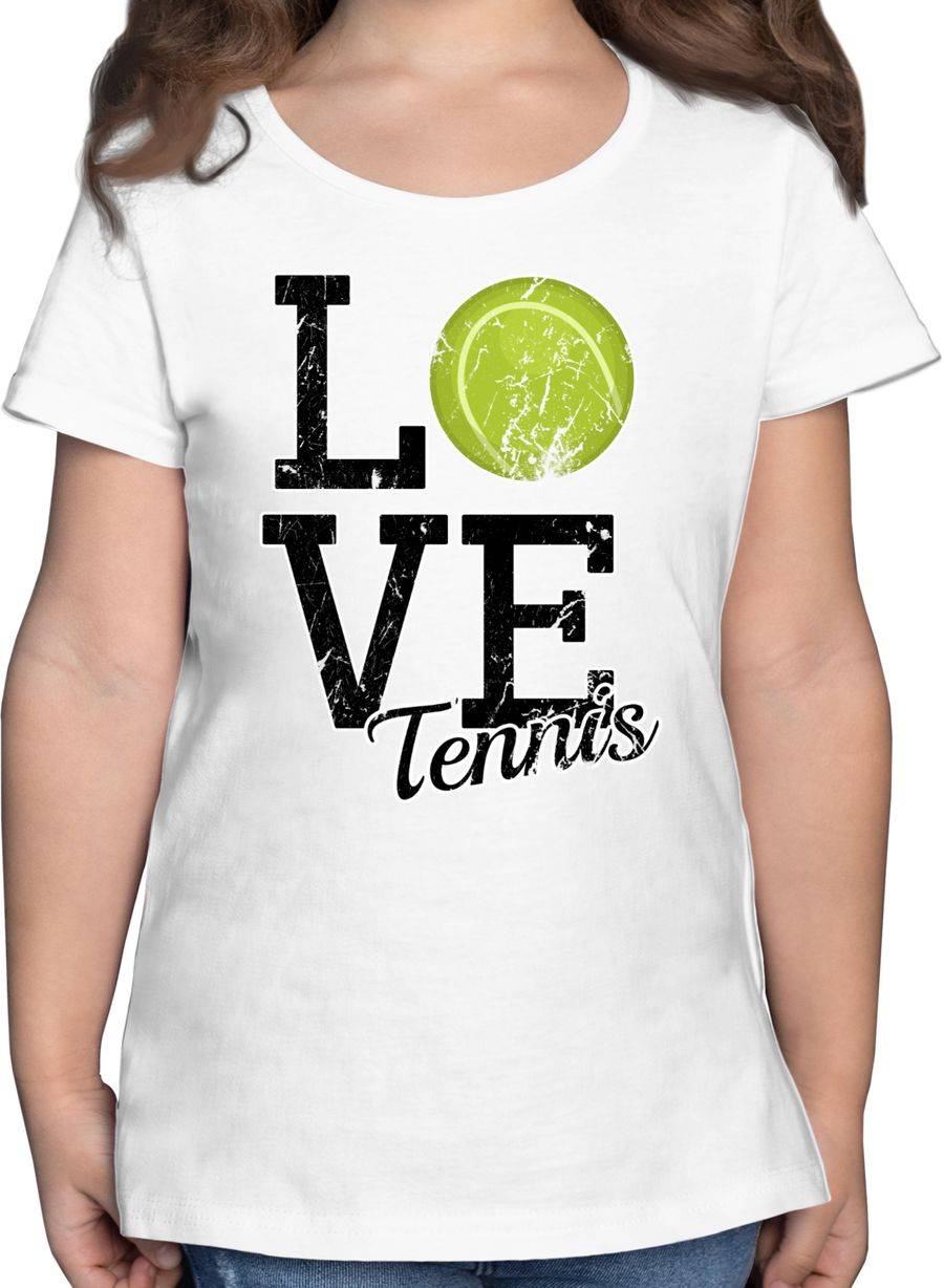Shirtracer Love Tennis: Tshirt Turnbeutel Shirtracer