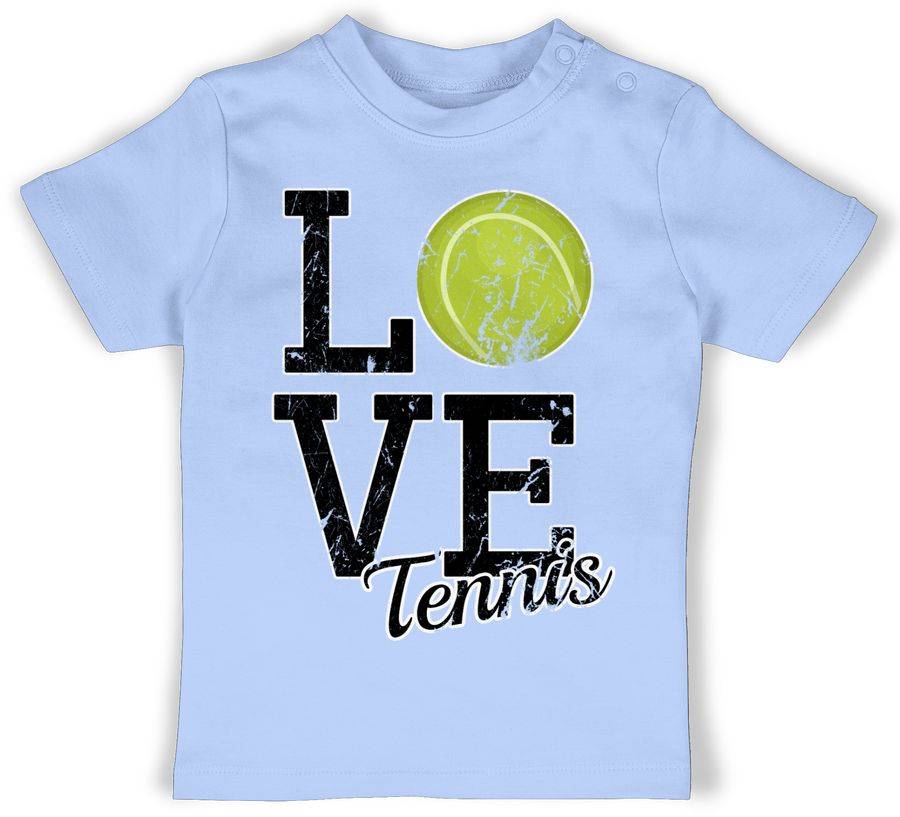 Shirtracer Love Tennis: Tshirt Turnbeutel Shirtracer