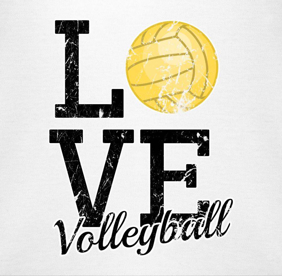 Shirtracer Love Volleyball Gold Shirts & Mehr Shirtracer