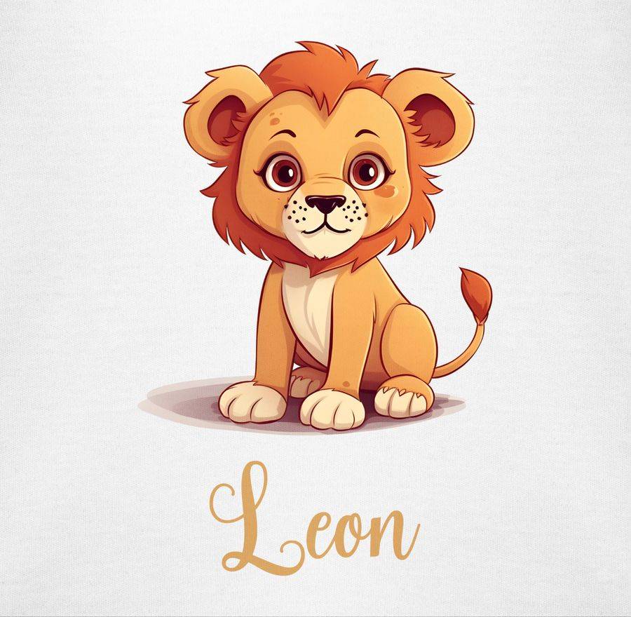 Shirtracer Löwe König Der Tiere Leu Mit Namen - Zootiere Tiermotiv: Tshirt Gym Bag Shirtracer