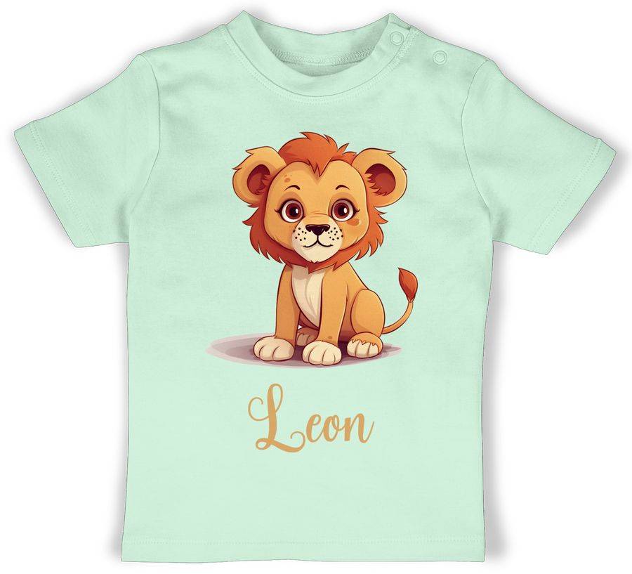Shirtracer Löwe König der Tiere Leu mit Namen - Zootiere Tiermotiv: Tshirt Gym Bag Shirtracer