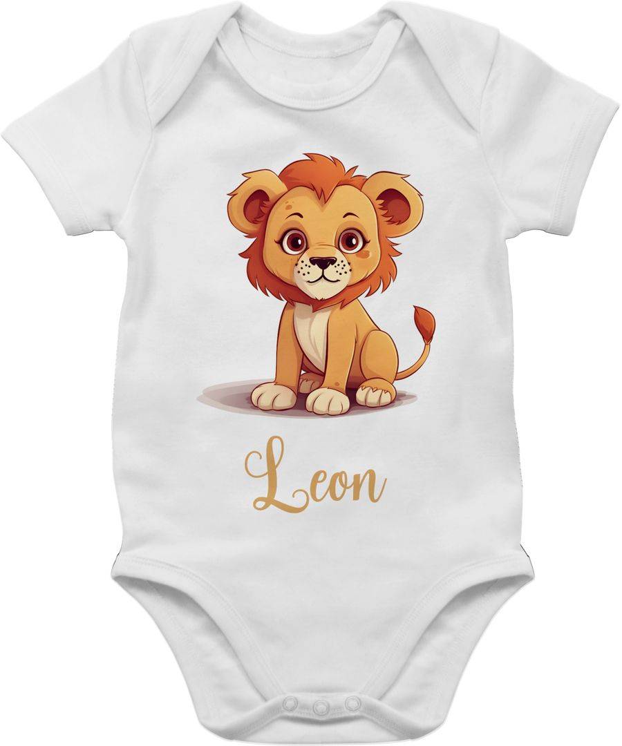 Shirtracer Löwe König der Tiere Leu mit Namen - Zootiere Tiermotiv: Tshirt Gym Bag Shirtracer