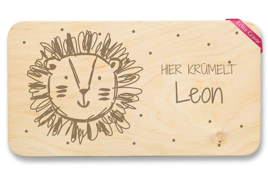 Shirtracer Löwe Tier Motiv Löwen Kinder Geschenk mit Name Shirts & Mehr Shirtracer