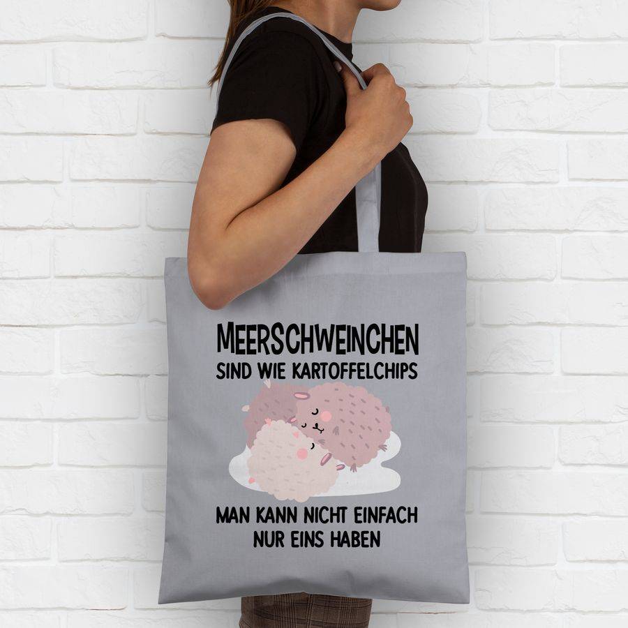 Shirtracer Lustiges Meerschweinchen Motiv: T-Shirt Turnbeutel Shirtracer
