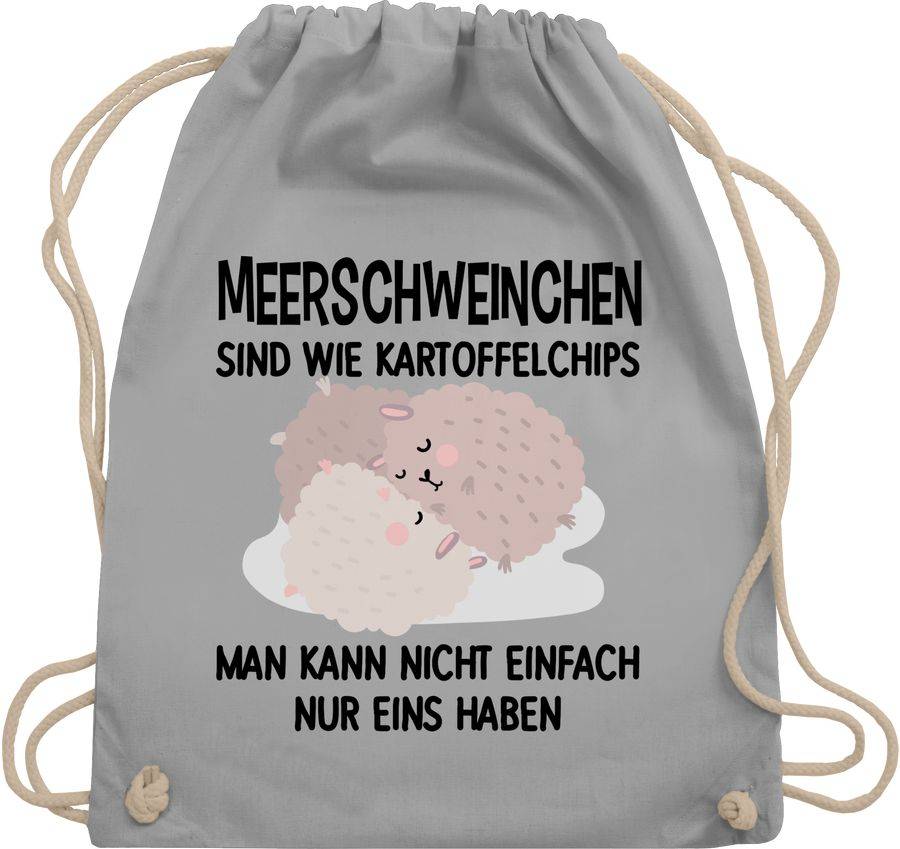 Shirtracer Lustiges Meerschweinchen Motiv: T-Shirt Turnbeutel Shirtracer