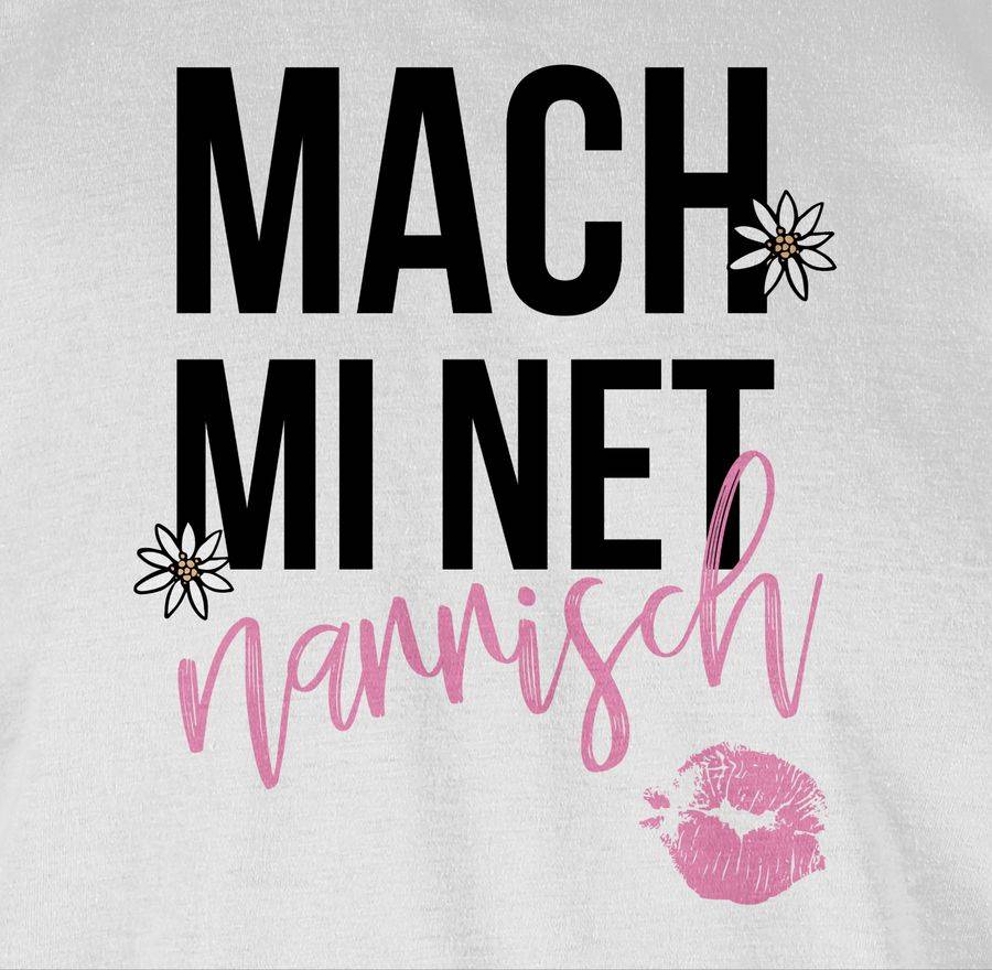 Shirtracer Mach Mi Net Narrisch Schwarz Shirts & Mehr Shirtracer