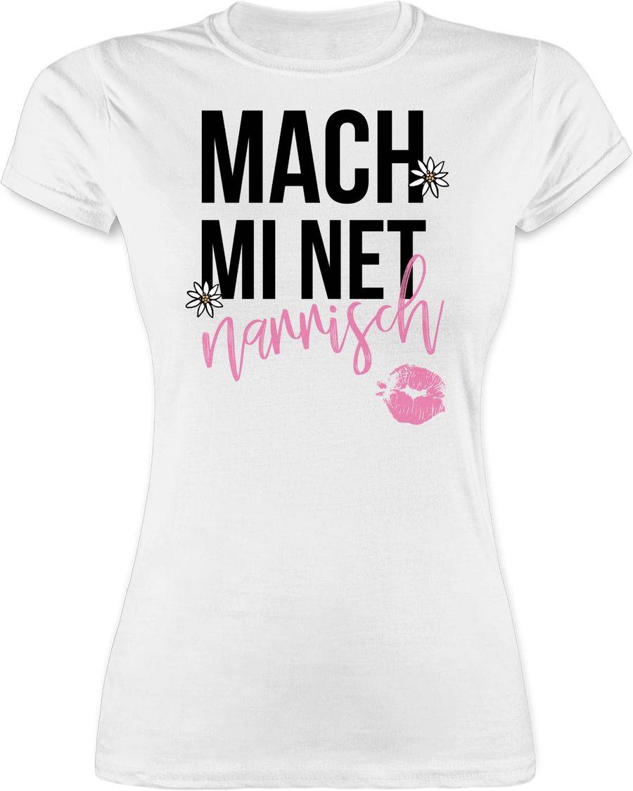 Shirtracer Mach mi net narrisch schwarz Shirts & Mehr Shirtracer