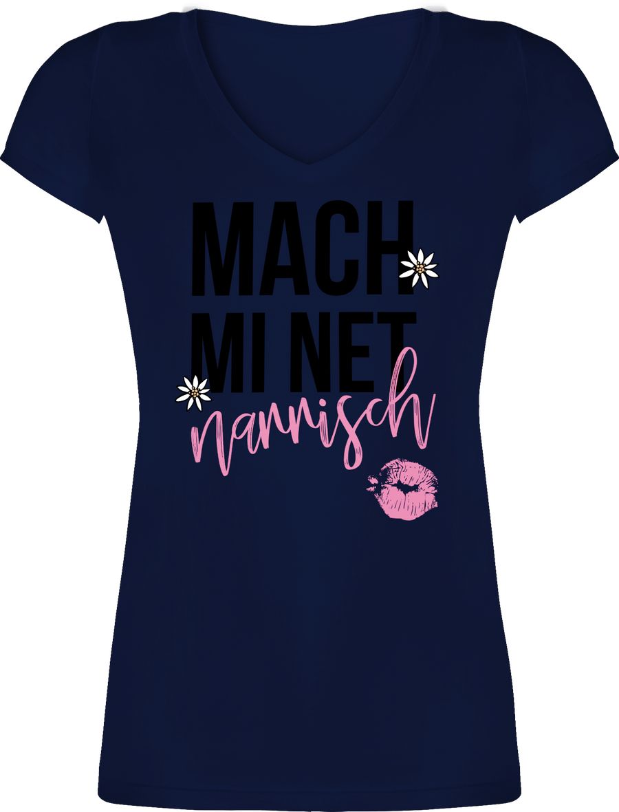 Shirtracer Mach mi net narrisch schwarz Shirts & Mehr Shirtracer