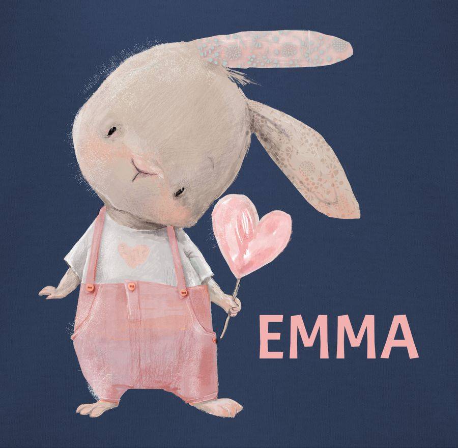 Shirtracer Mädchen Hase Rabbit Häschen Langohr Süße Hasen: T-Shirt Rucksack Shirtracer