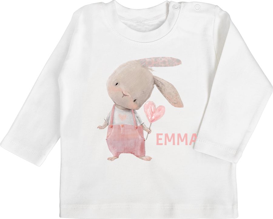 Shirtracer Mädchen Hase Rabbit Häschen Langohr Süße Hasen: T-Shirt Rucksack Shirtracer