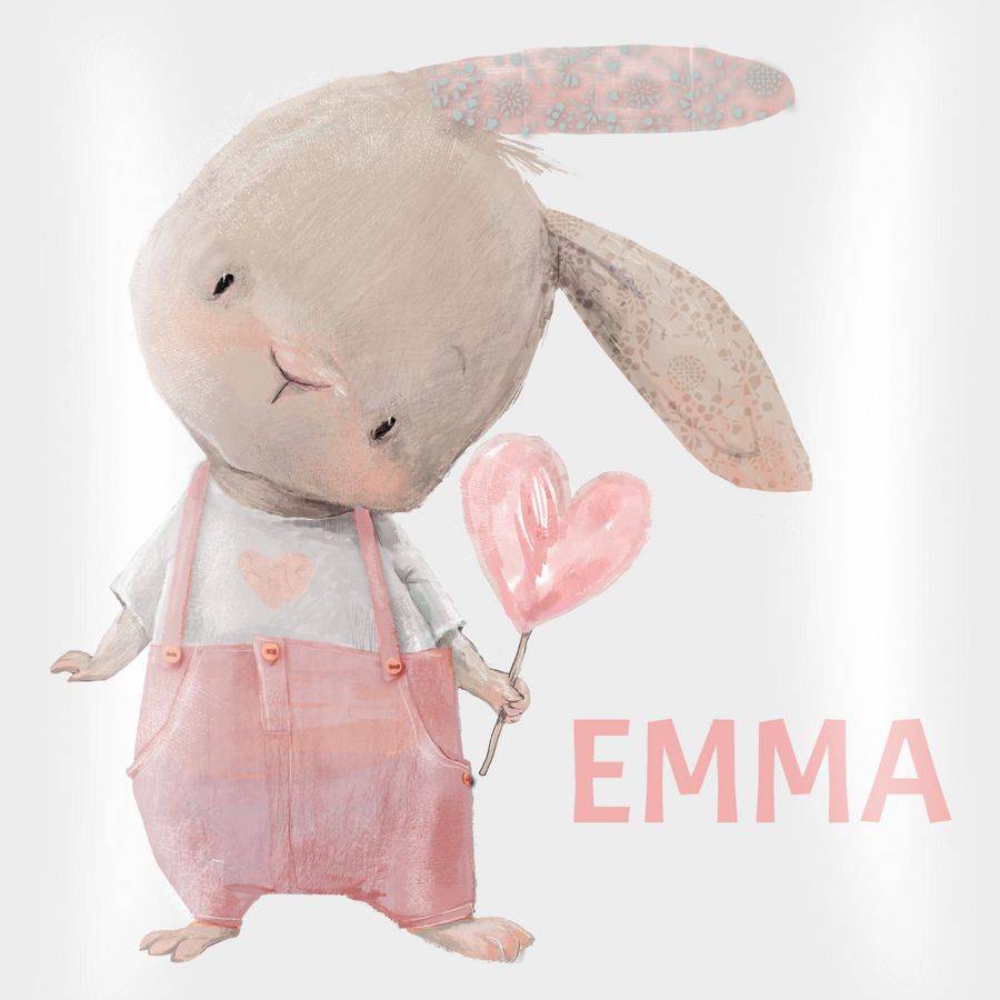 Shirtracer Mädchen Hase Rabbit Häschen Langohr Süße Hasen: T-Shirt Rucksack Shirtracer