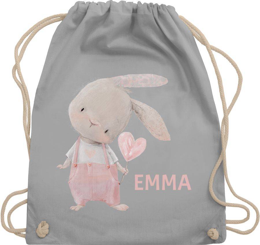 Shirtracer Mädchen Hase Rabbit Häschen Langohr Süße Hasen: T-Shirt Rucksack Shirtracer