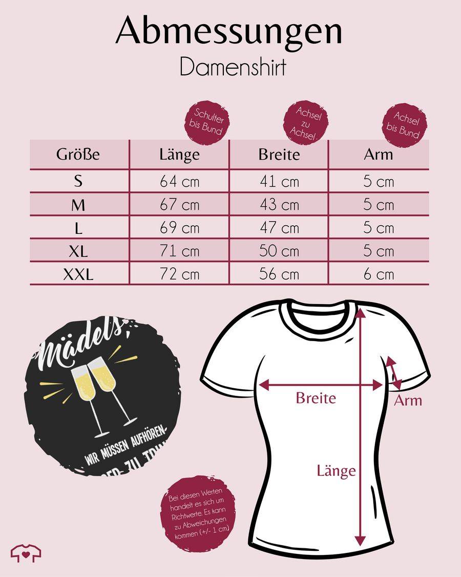 Shirtracer Mädels, Wir Müssen Aufhören Weniger Zu Trinken Shirts & Mehr Shirtracer