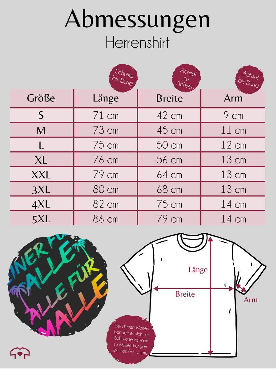 Shirtracer Malle Für Alle - Einer Für Alle Alle Für Malle: Tshirt Turnbeutel Shirtracer