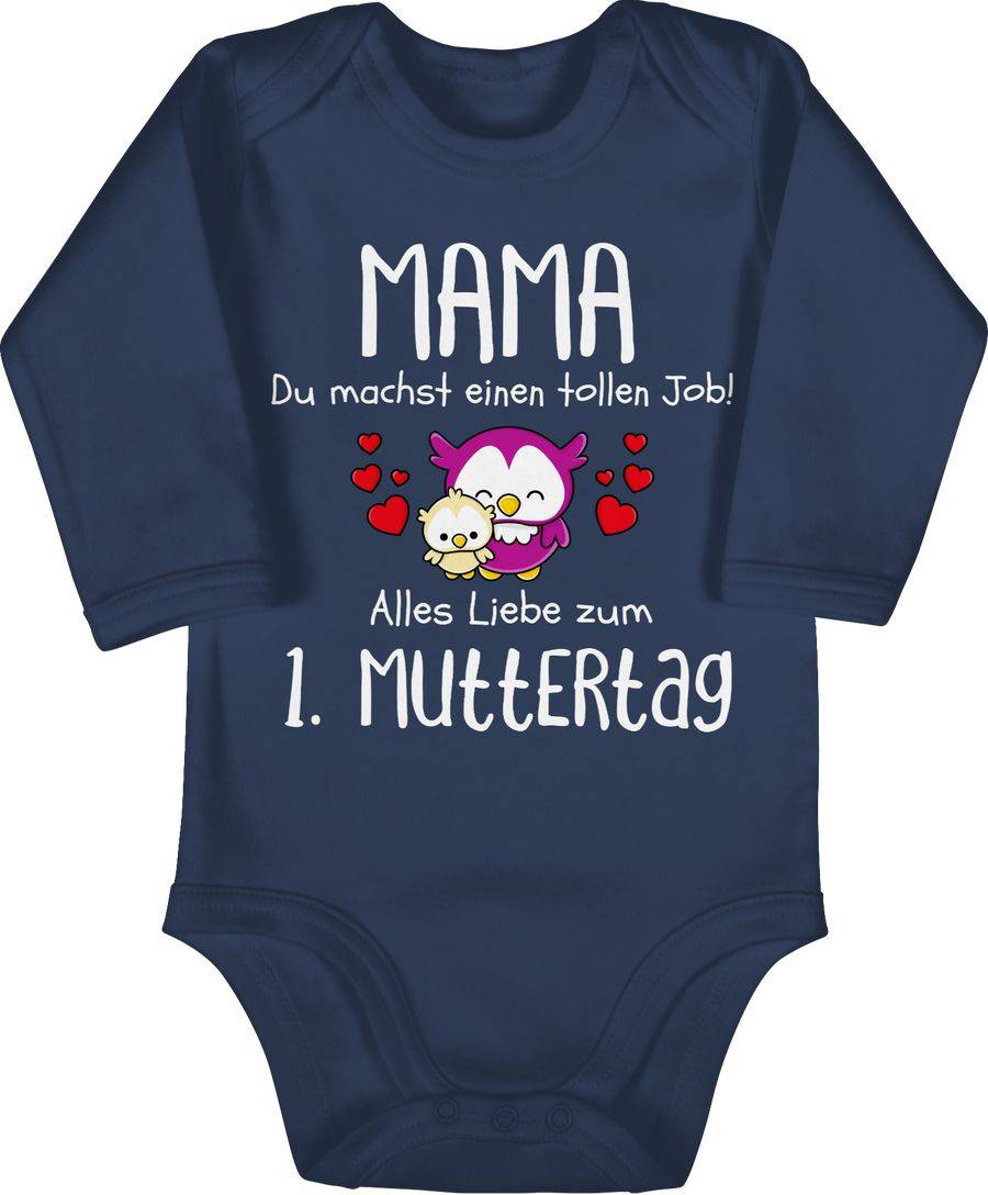 Shirtracer Mama du machst einen tollen Job alles Liebe zum 1. Muttertag weiß: T-Shirt Gym B Shirtracer