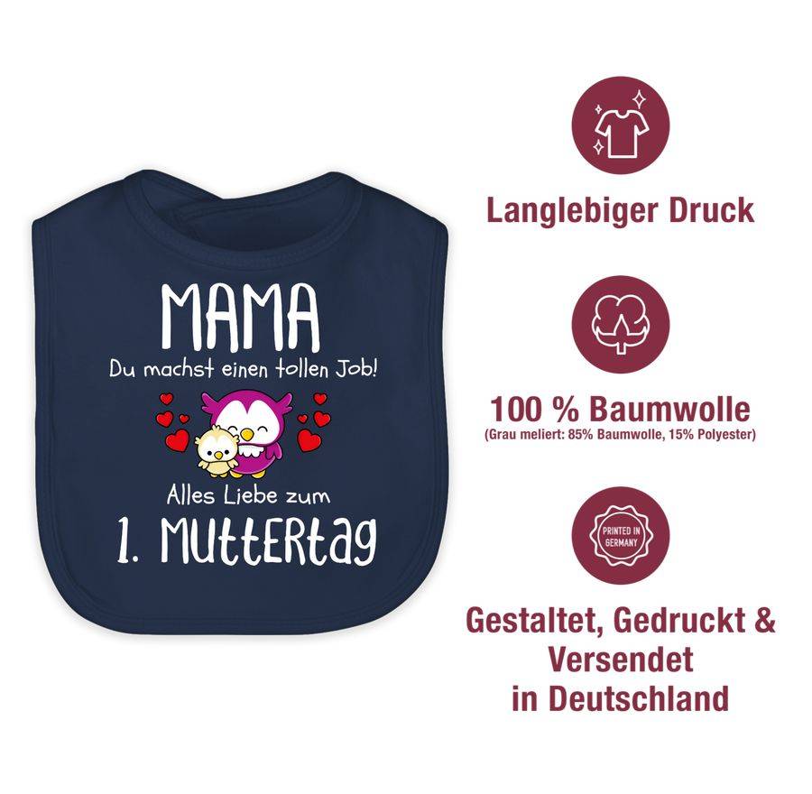 Shirtracer Mama Du Machst Einen Tollen Job Alles Liebe Zum 1. Muttertag Weiß: T-Shirt Gym B Shirtracer