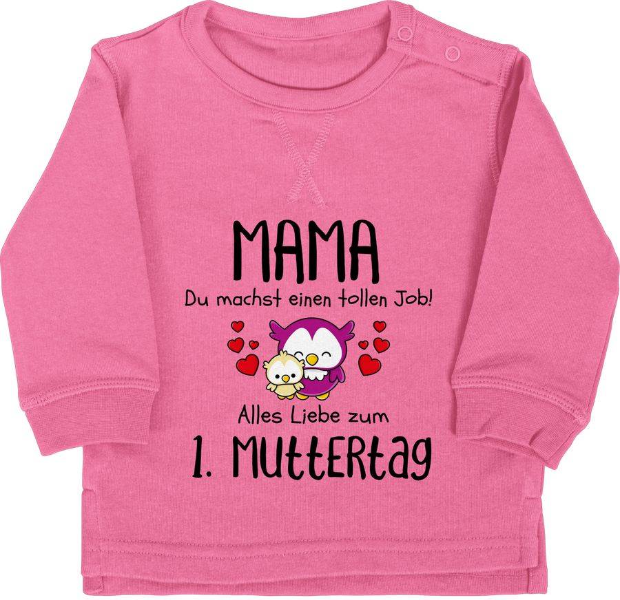 Shirtracer Mama du machst einen tollen Job alles Liebe zum 1. Muttertag schwarz Shirts & Shirtracer