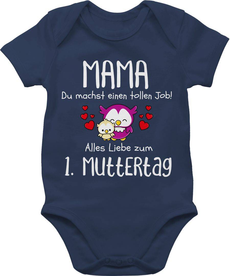 Shirtracer Mama du machst einen tollen Job alles Liebe zum 1. Muttertag weiß: T-Shirt Gym B Shirtracer