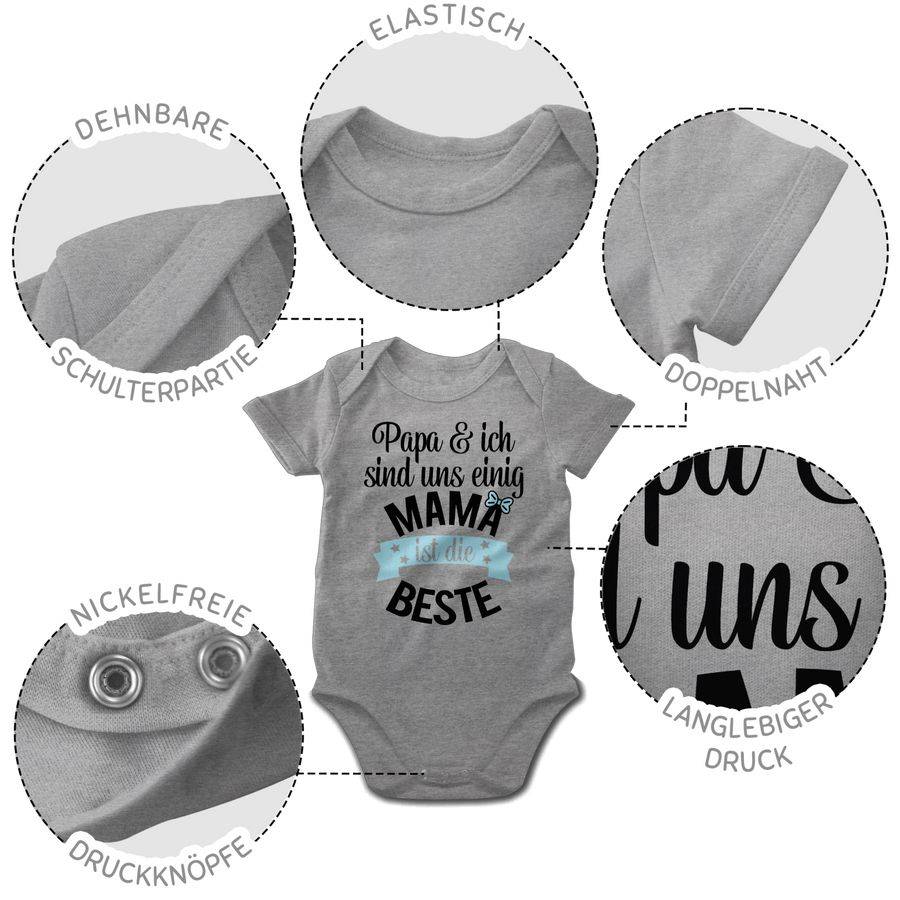 Shirtracer Mama Ist Die Beste - Blau Schwarz Shirts & Mehr Shirtracer