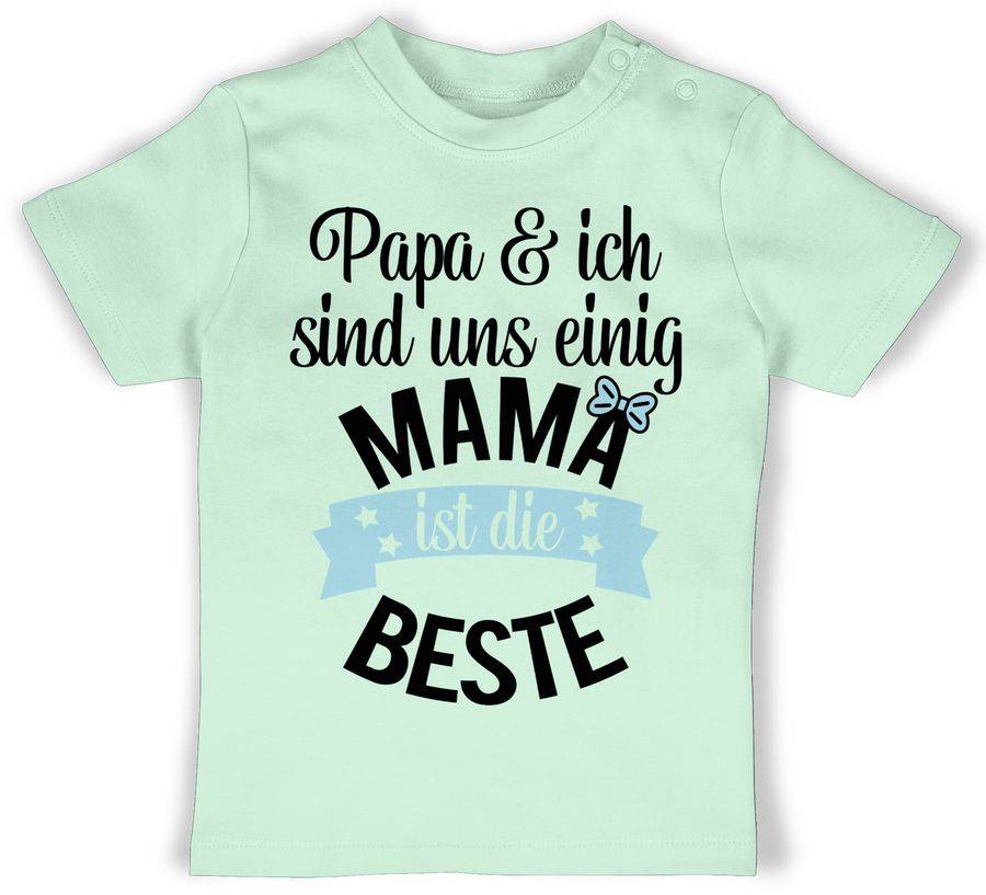 Shirtracer Mama ist die beste - blau schwarz Shirts & Mehr Shirtracer