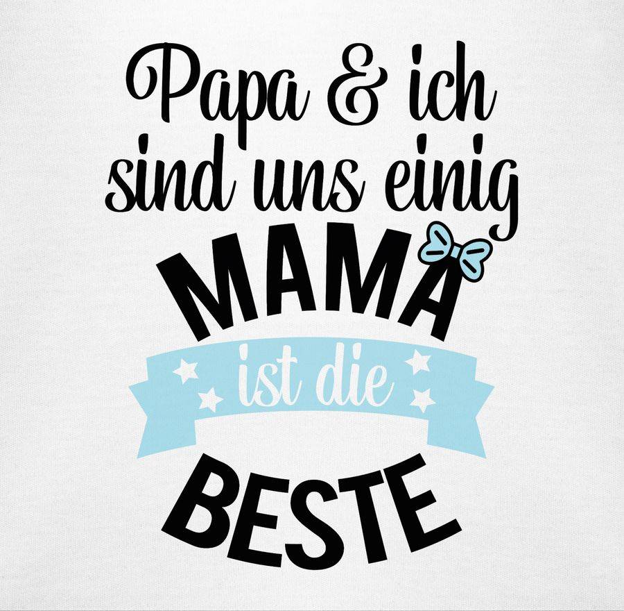 Shirtracer Mama Ist Die Beste - Blau Schwarz Shirts & Mehr Shirtracer