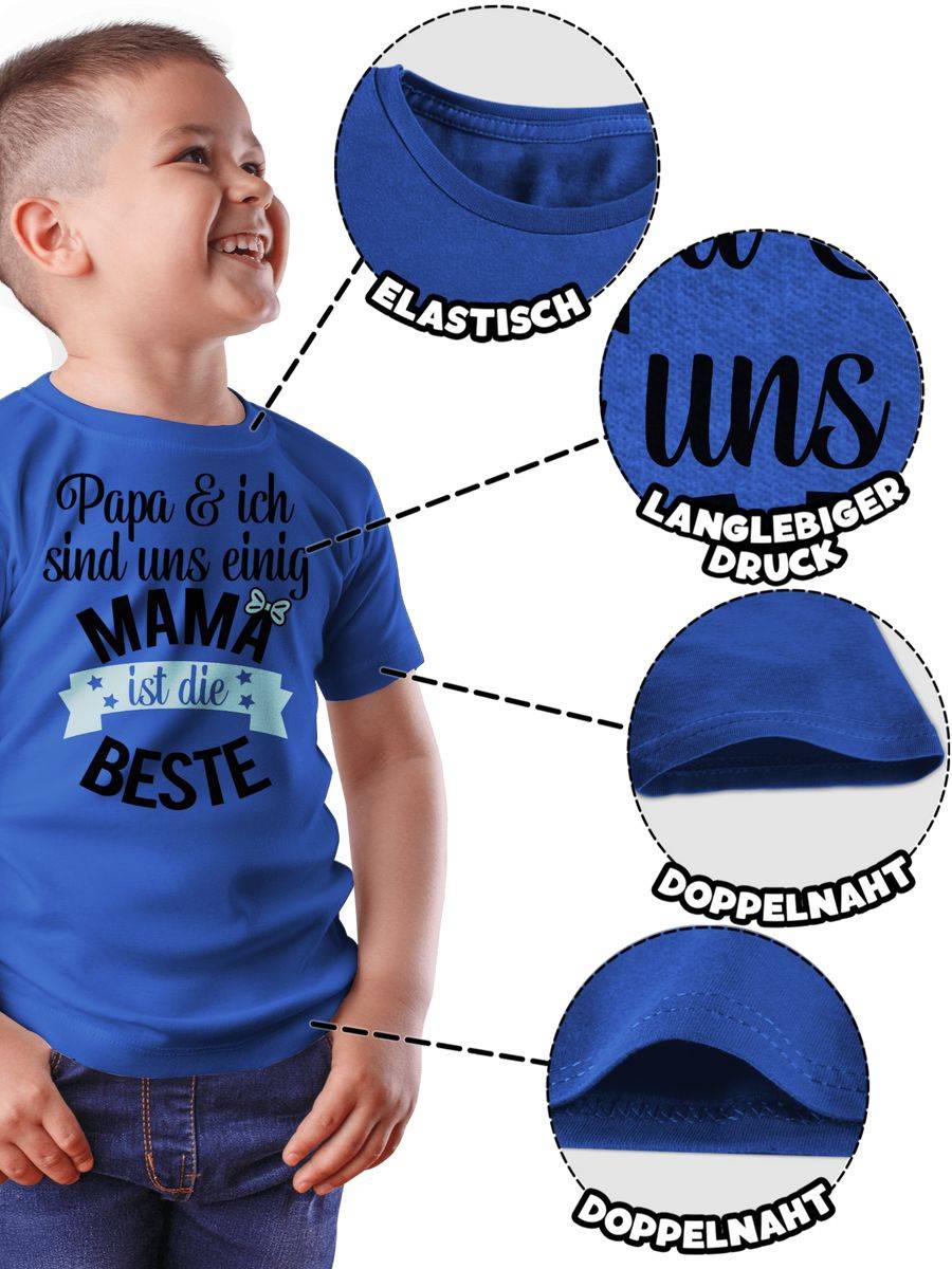 Shirtracer Mama Ist Die Beste - Blau Schwarz Shirts & Mehr Shirtracer