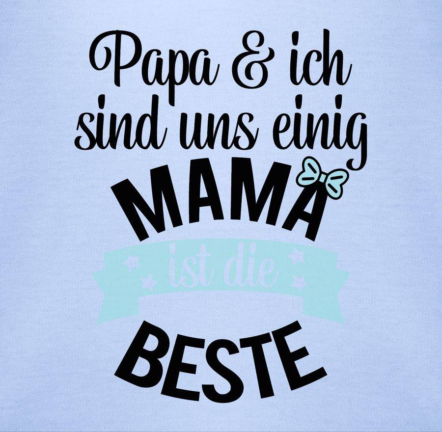 Shirtracer Mama Ist Die Beste - Blau Schwarz Shirts & Mehr Shirtracer