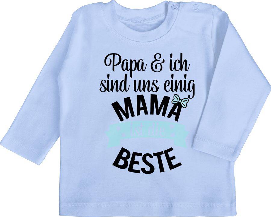 Shirtracer Mama ist die beste - blau schwarz Shirts & Mehr Shirtracer