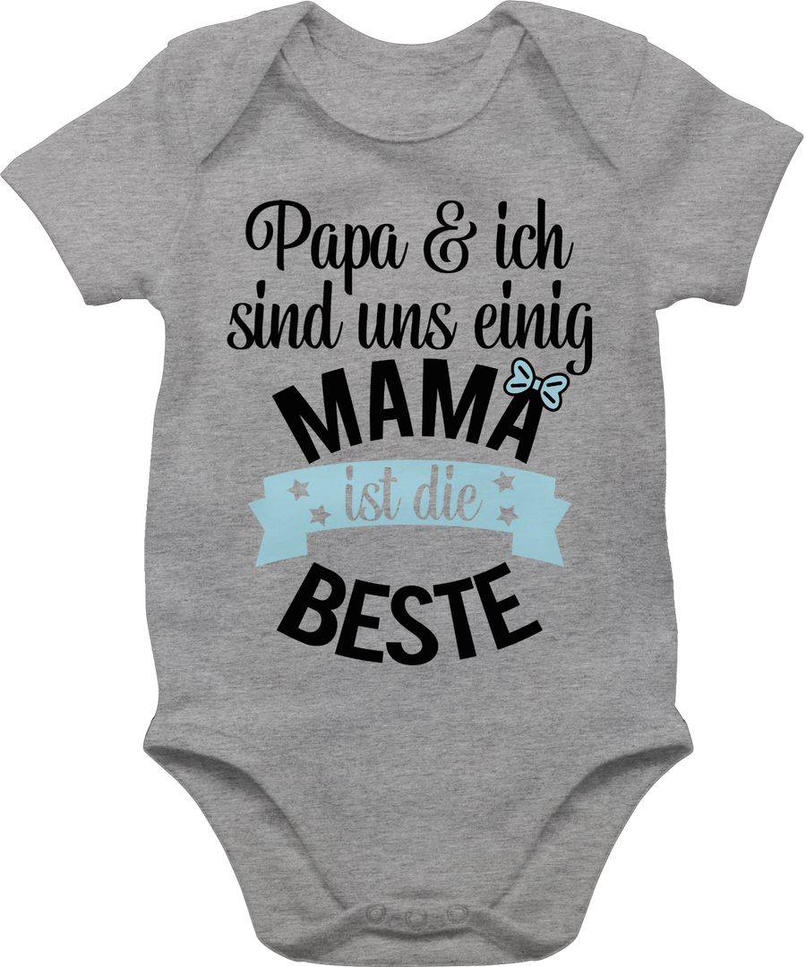 Shirtracer Mama ist die beste - blau schwarz Shirts & Mehr Shirtracer