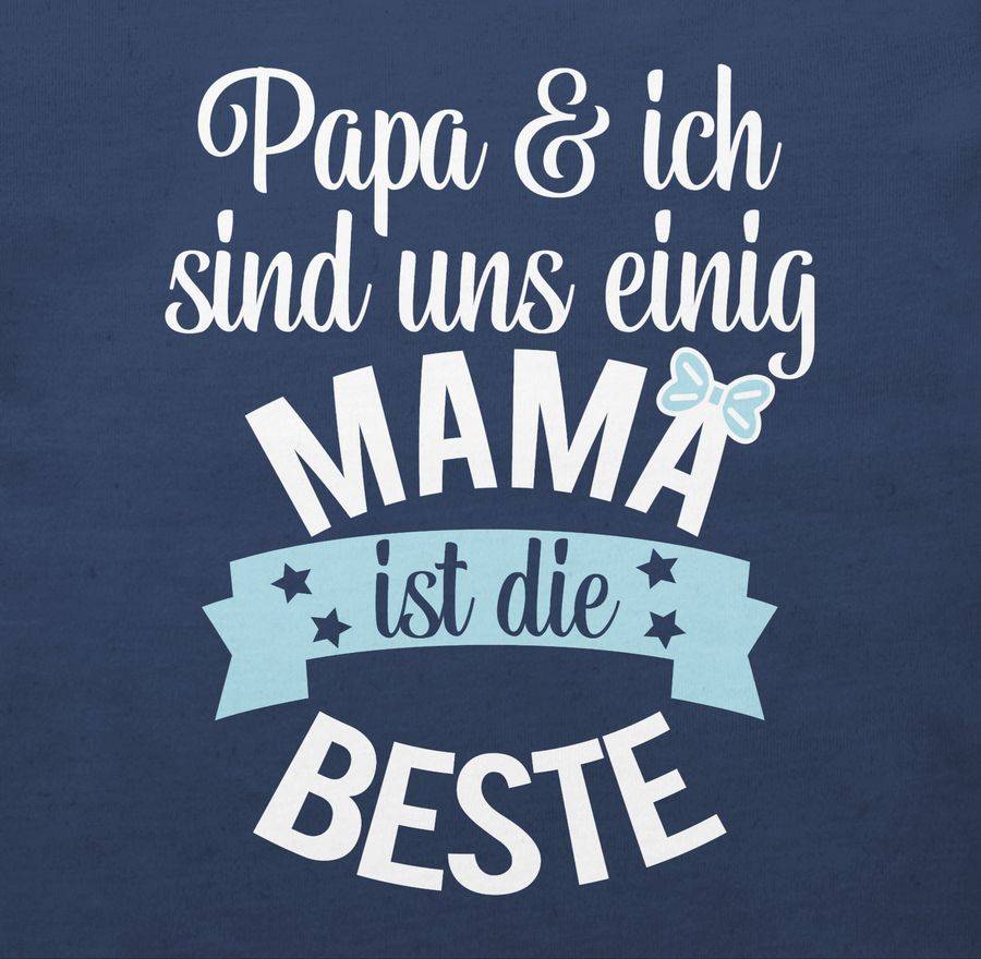 Shirtracer Mama Ist Die Beste - Blau Weiß Shirts & Mehr Shirtracer