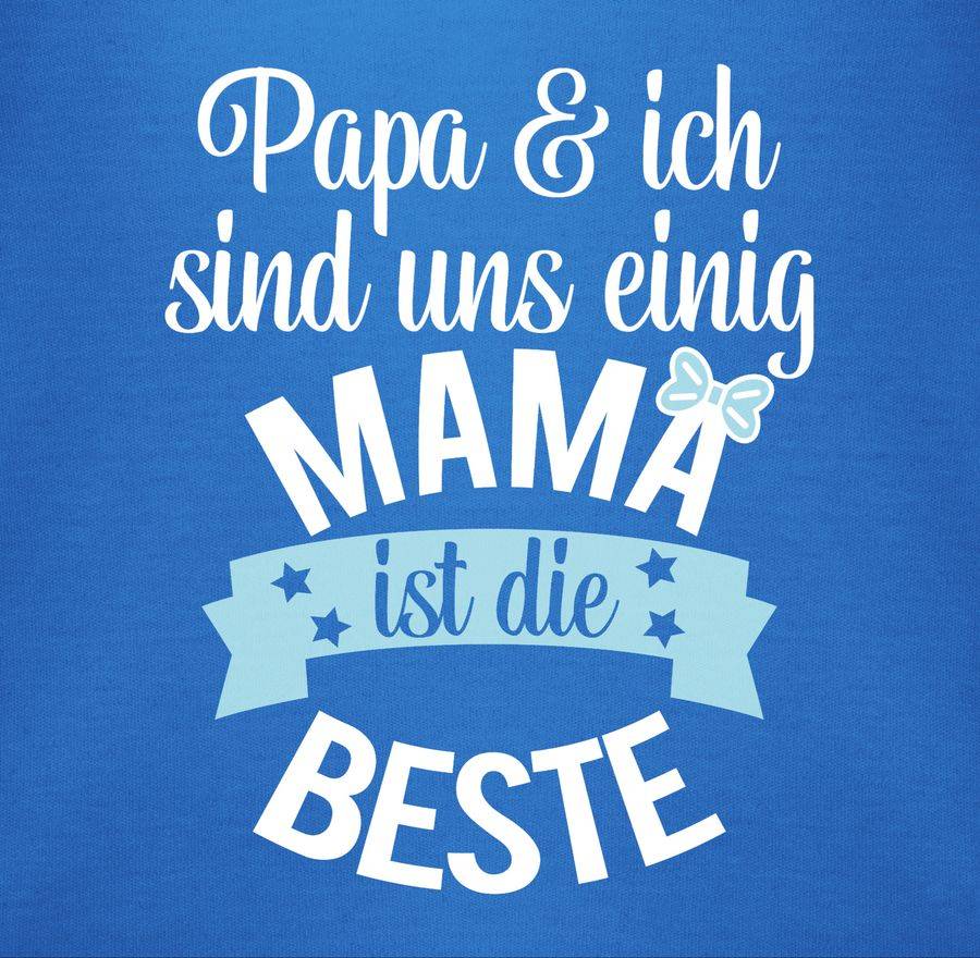 Shirtracer Mama Ist Die Beste - Blau Weiß Shirts & Mehr Shirtracer