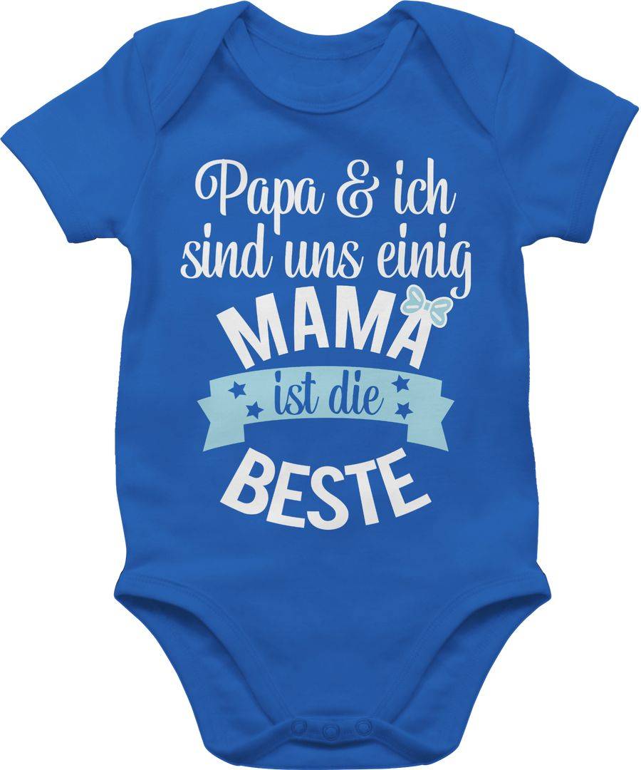 Shirtracer Mama ist die beste - blau weiß Shirts & Mehr Shirtracer