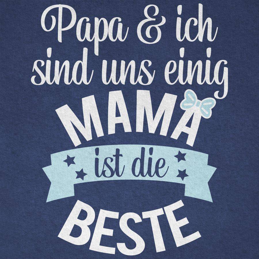 Shirtracer Mama Ist Die Beste - Blau Weiß Shirts & Mehr Shirtracer