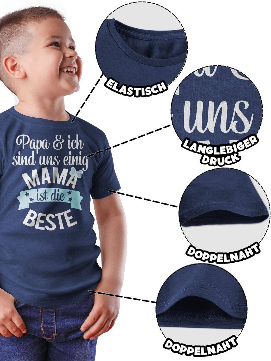 Shirtracer Mama Ist Die Beste - Blau Weiß Shirts & Mehr Shirtracer