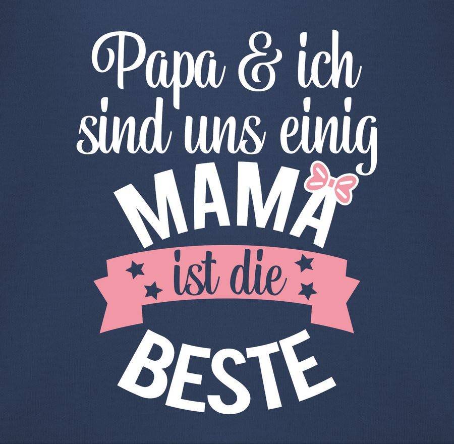 Shirtracer Mama Ist Die Beste - Rosa Weiß: T-Shirt Turnbeutel Shirtracer