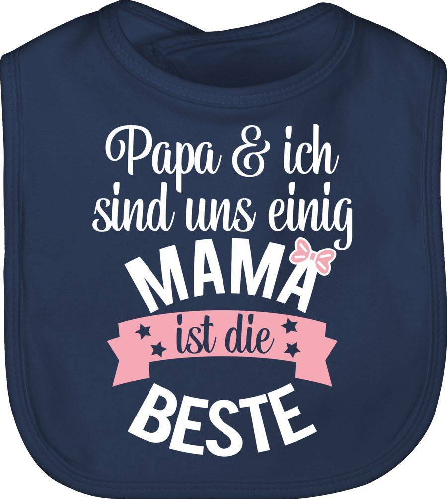 Shirtracer Mama ist die beste - rosa weiß: T-Shirt Turnbeutel Shirtracer