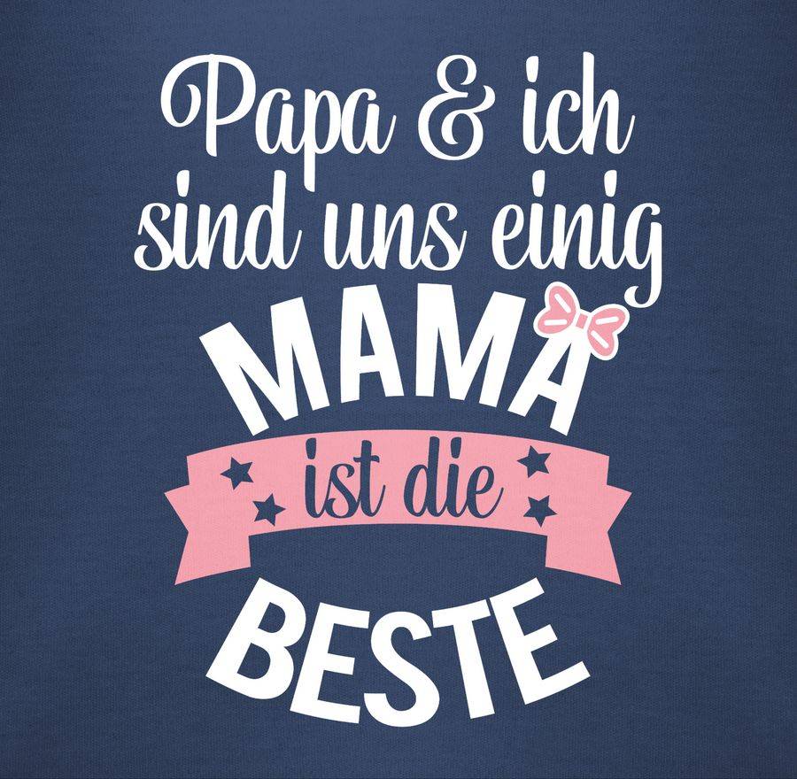 Shirtracer Mama Ist Die Beste - Rosa Weiß: T-Shirt Turnbeutel Shirtracer