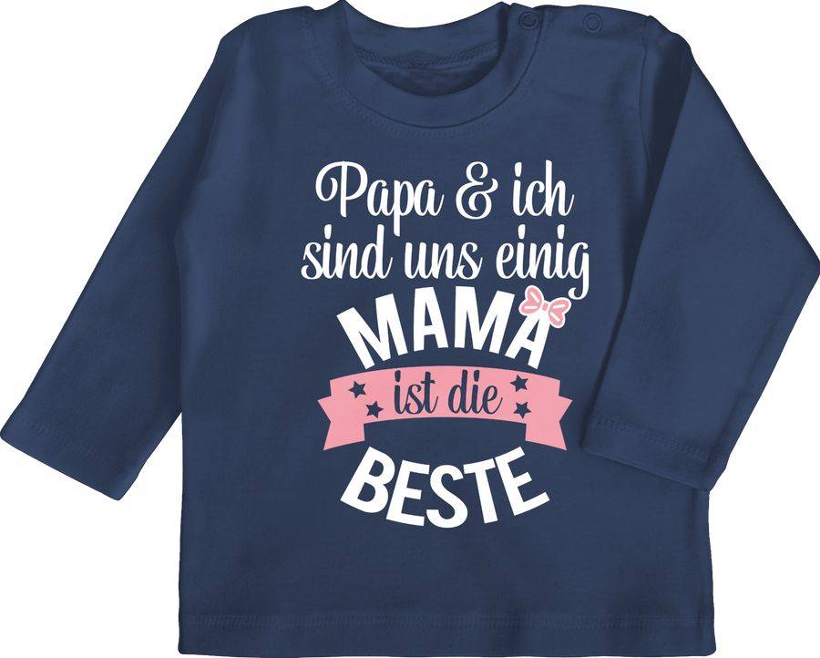 Shirtracer Mama ist die beste - rosa weiß: T-Shirt Turnbeutel Shirtracer