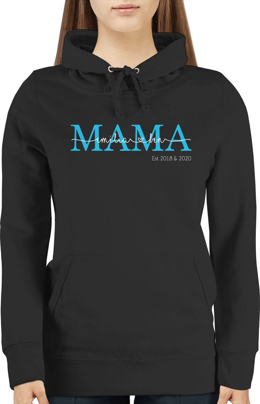 Shirtracer Mama Kindernamen Geschenk Geburtstag: T-Shirt Turnbeutel Shirtracer