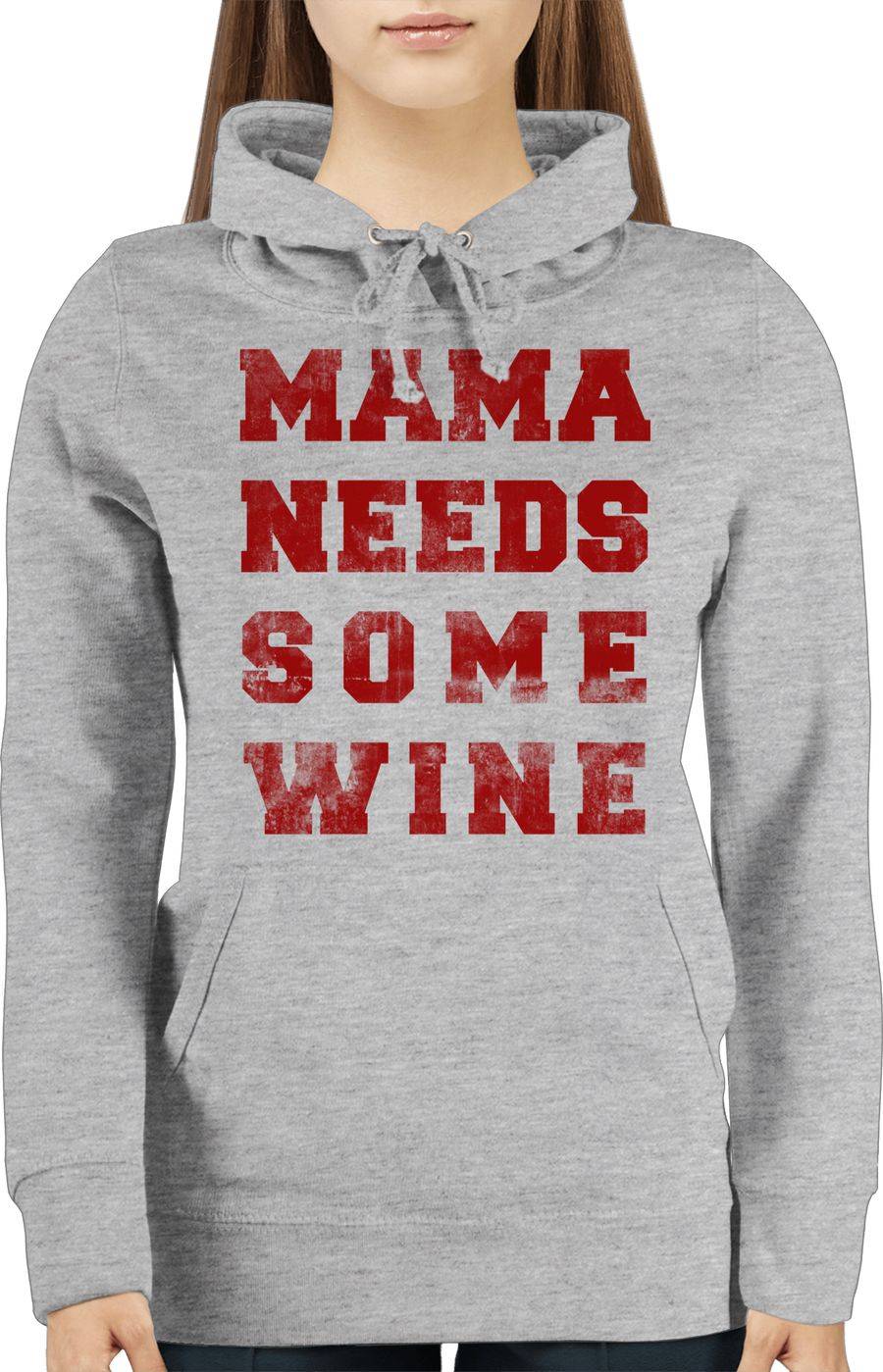 Shirtracer Mama Needs Some Wine Vintage: T-Shirt Gym Bag Shirtracer