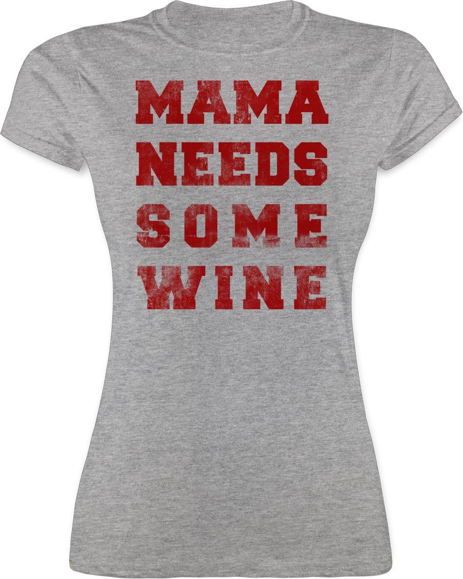 Shirtracer Mama needs some wine vintage: T-Shirt Gym Bag Shirtracer