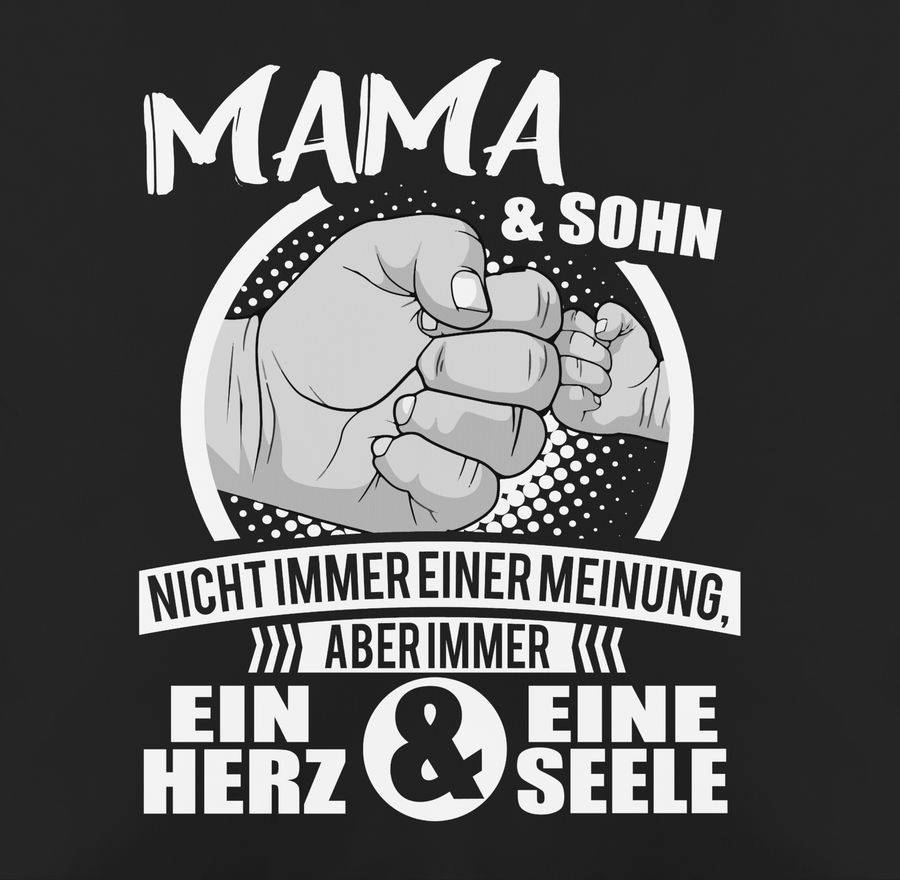 Shirtracer Mama & Sohn Immer Ein Herz & Eine Seele: Tshirt Turnbeutel Shirtracer