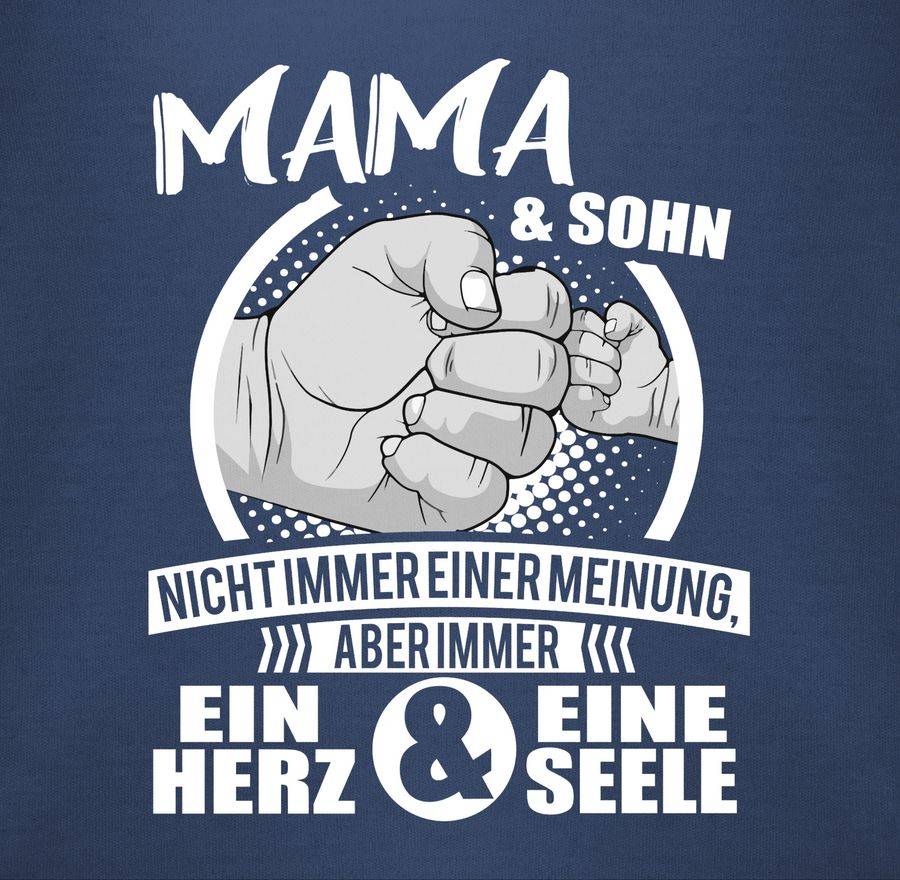 Shirtracer Mama & Sohn Immer Ein Herz & Eine Seele: Tshirt Turnbeutel Shirtracer