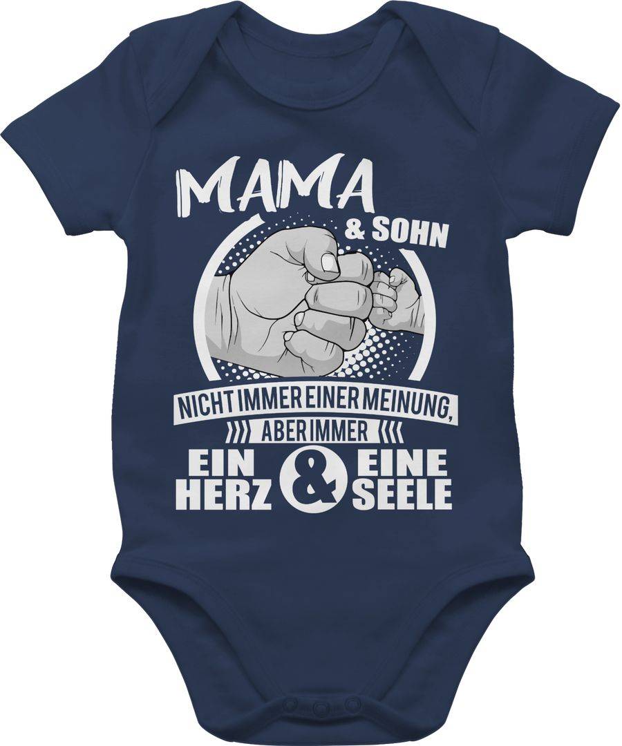 Shirtracer Mama & Sohn Immer ein Herz & eine Seele: Tshirt Turnbeutel Shirtracer